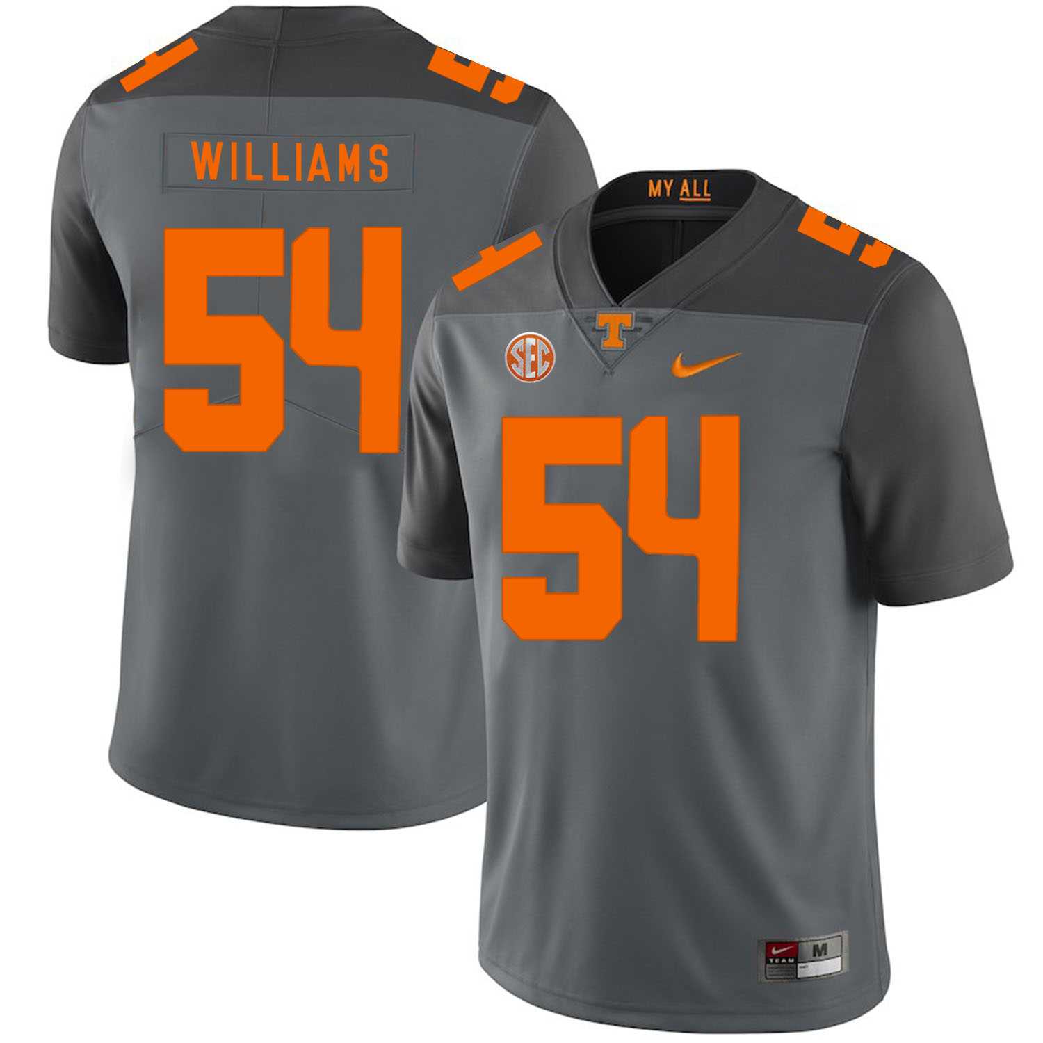 Tennessee Volunteers 54 Jordan Williams Gray Nike College Football Jersey Dzhi,We sell and wholesale Tennessee Volunteers 54 Jordan Williams Gray Nike College Football Jersey Dzhi on line form chian!